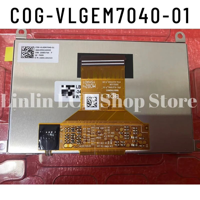COG-VLGEM7040-01 Genuine 7-inch Display Screen for Automotive and Motorcycle Applications