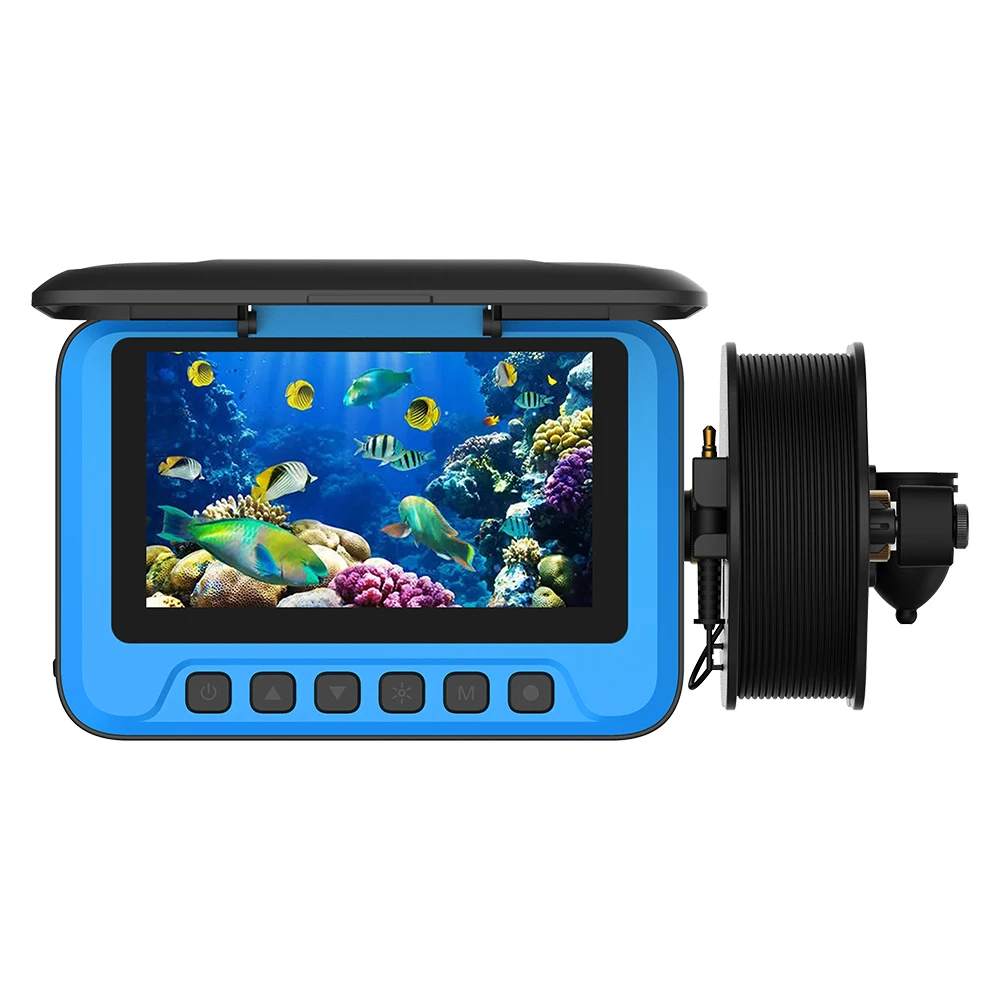 Outdoor Visuable Monitor Fishing Camera Rechargeable Waterproof Fish Finder For Night Fishing