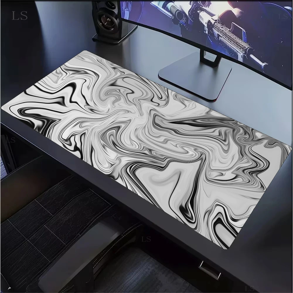 Fluid Mouse Pad Large Square Computer Office Game Table Mats Rubber Anti-slip Mousepads Decor Desk Pads Multiple Sizes