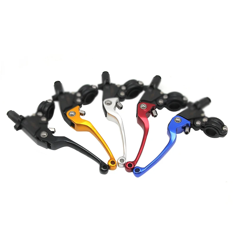 SCL MOTOS 1PC Universal A-S-V CNC Left Handlebar Clutch Brake Lever Fit for Motorcycle Dirt Bike Pit Bikes Parts Aluminum Alloy