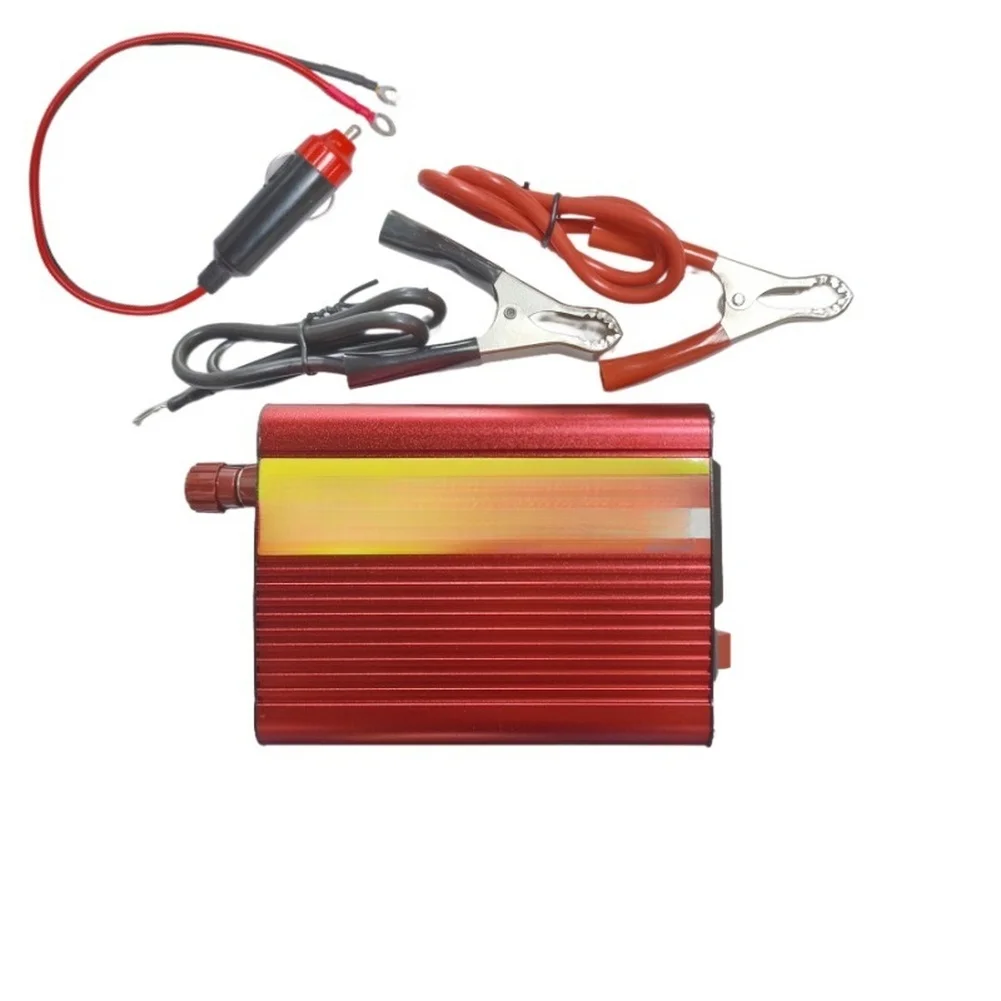 500W Car Power Inverter 12V To 220V AC Outlet USB For Charger For Laptop Phone/GPS/cameras/game Consoles Metal Power Tool