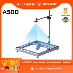 ACMER-cámara Lightbrun A500, soporte de posicionamiento preciso, grabación de vídeo para grabado láser, serie P1, 10W, P2, 33W