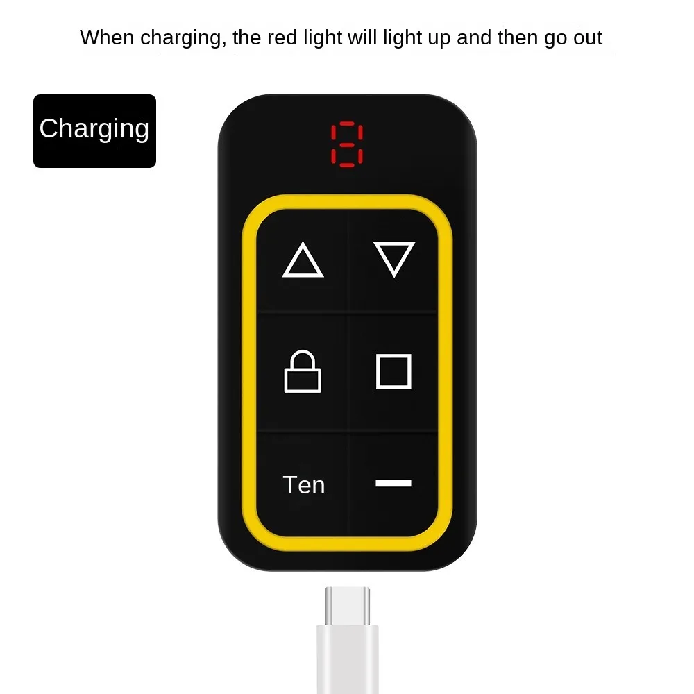 Rechargeable Garage Control Door Remote Wireles 300-915mhz Copy Remote Control Code Grabber Waterproof Gate Control