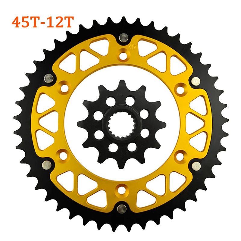 ضرس أمامي وخلفي 520 45T-52T 12T لسوزوكي RM125 RMZ250 RM 125 RM-Z 250 K1,K2,K3 K6,K7,K8,K9,L0,L1 V,W,X J,K,L,M #2