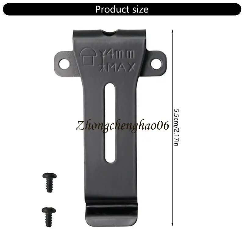 High Strength Plastic Belt Clip Clamp Fit for Reliable Two Way Radios Attachment 601F