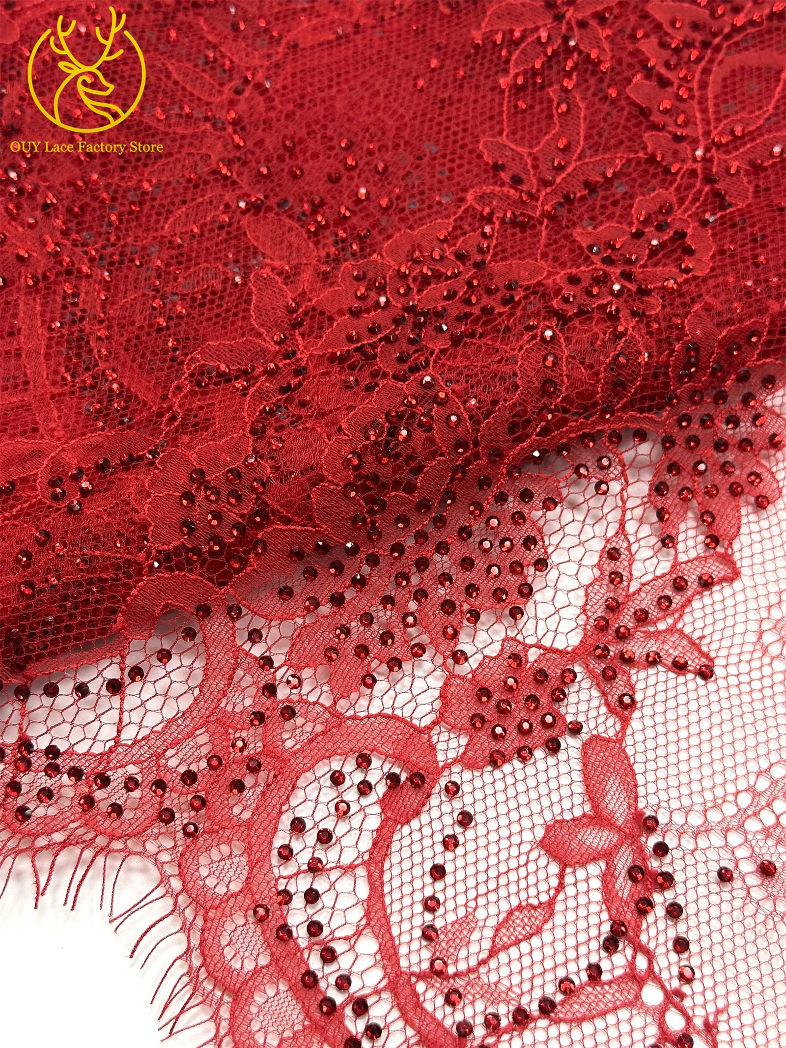 Neuer Stil Grüne Afrikanische Steinbestickte Spitze 3 Meter Französische Perlen-Pailletten-Spitze Nigerianischer Stoff für Damen-Abendkleider DIY Nähen – Detail 26