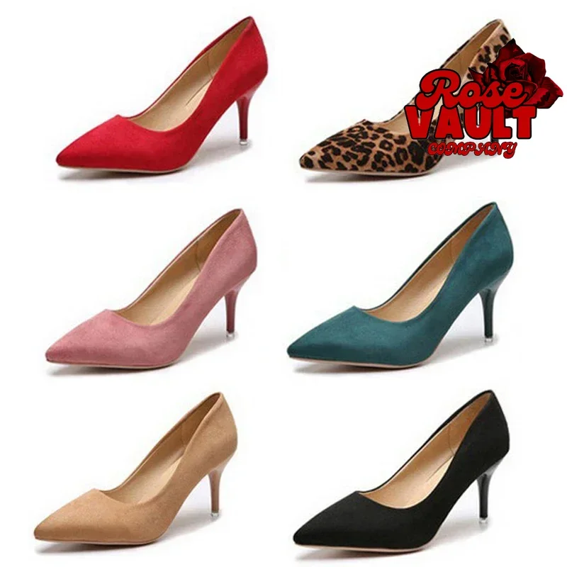 

Женские туфли-лодочки, женские туфли-лодочки на высоком тонком каблуке, женские пикантные леопардовые туфли для офисной работы, ночного клуба, свадебного посещаемости, большой размер