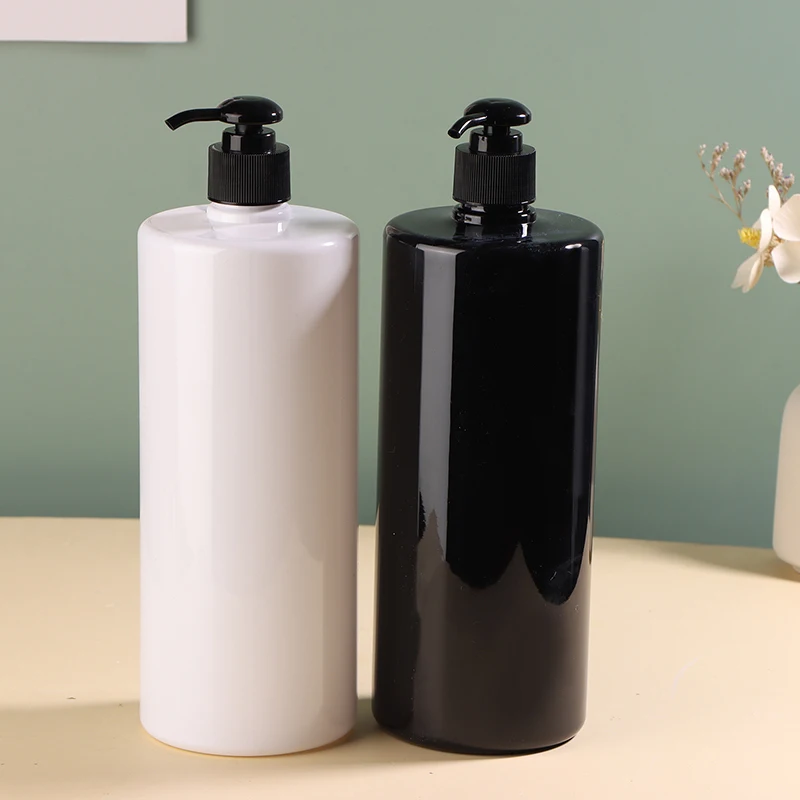1 Stuks 1000 Ml Zeepdispenser Voor Badkamer Grote Capaciteit Shampoo Douchegel Flessen Hervulbare Lotion Vloeibare Opslag container   ﻿