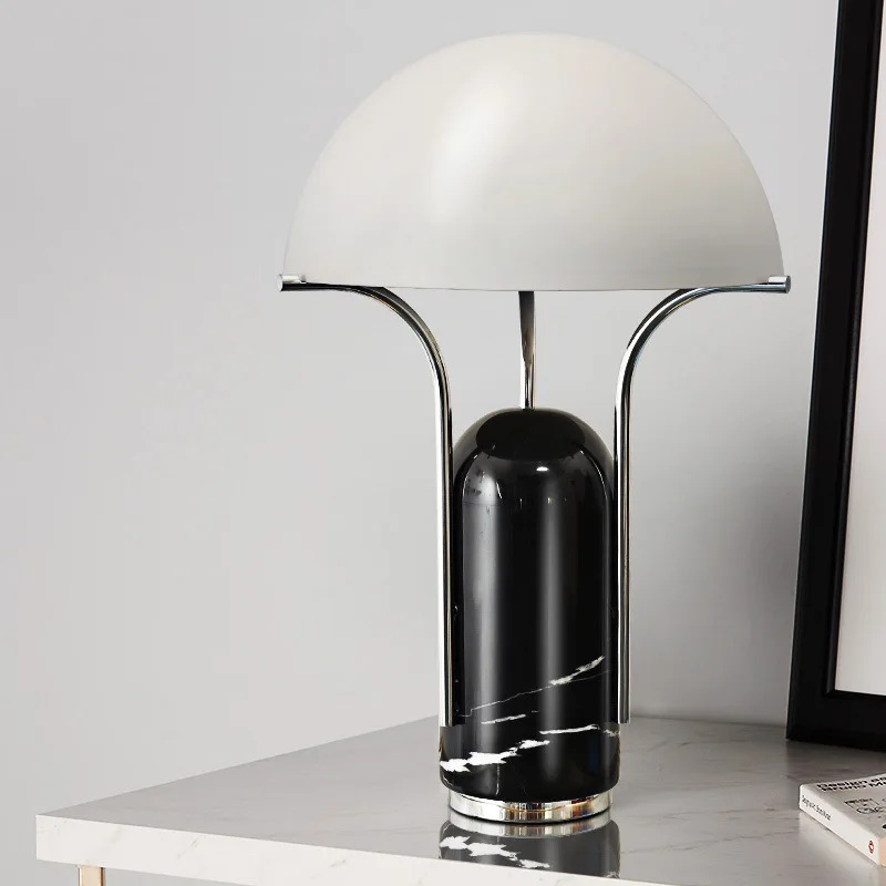 Nordic Postmodern Art Glass Ball Led Table Lamp Designer Bedroom Sofa Coffee Bedside Decorative Desk Lighting Fixtures