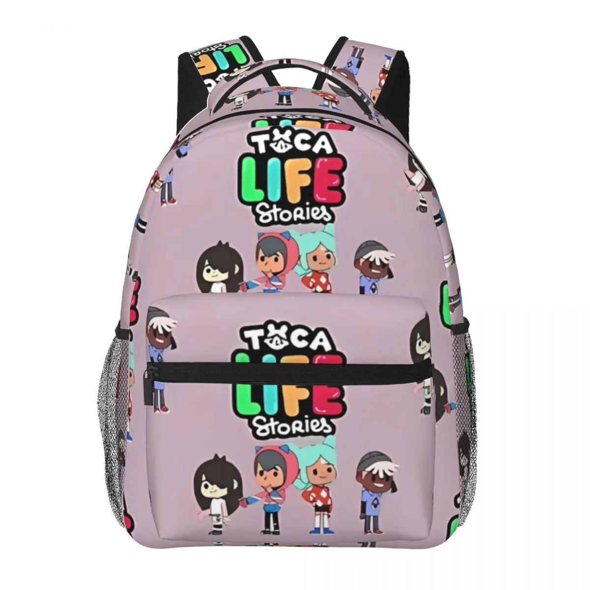 Toca Boca Stories For Kid-nueva mochila escolar de moda, mochilas para estudiantes, mochila diaria, mochila de gran capacidad