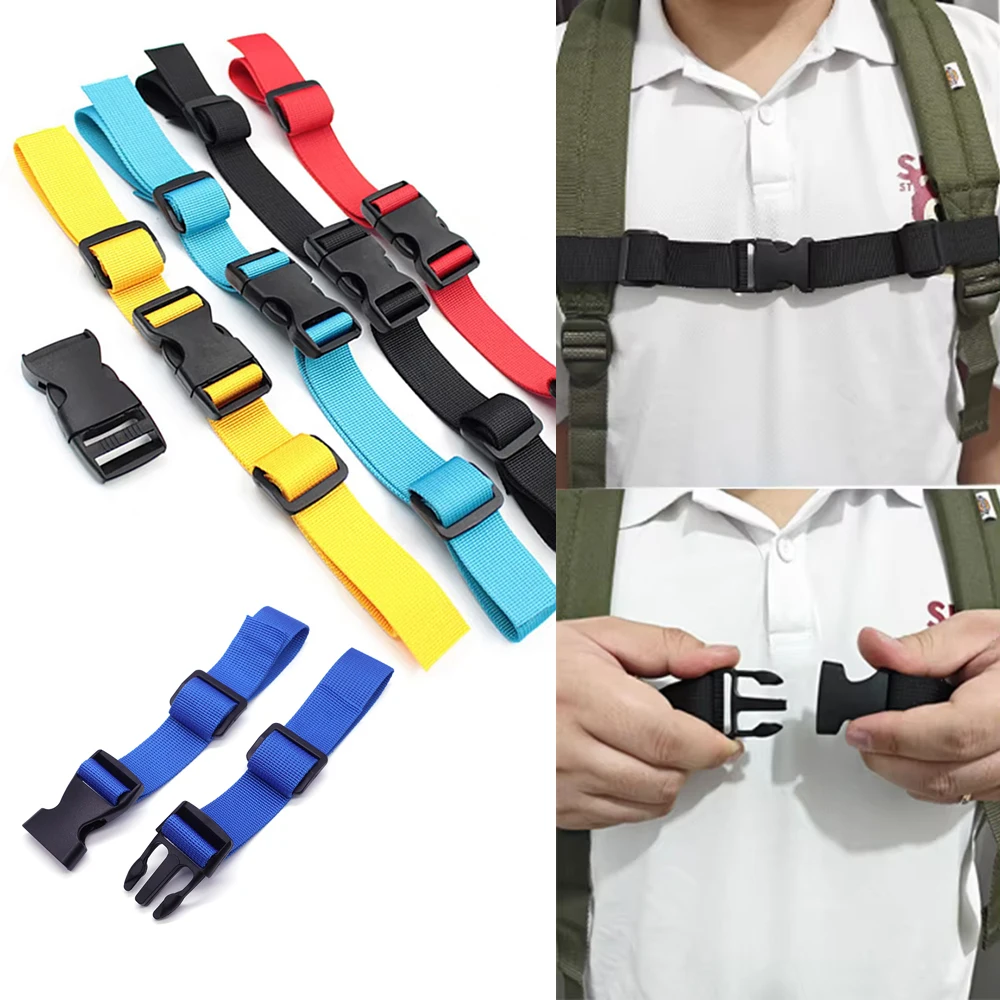 Backpack Chest Bag Strap Harness Adjustable Shoulder Strap For Bag Outdoor Camping Tactical Bags Straps Accessories For Backpack