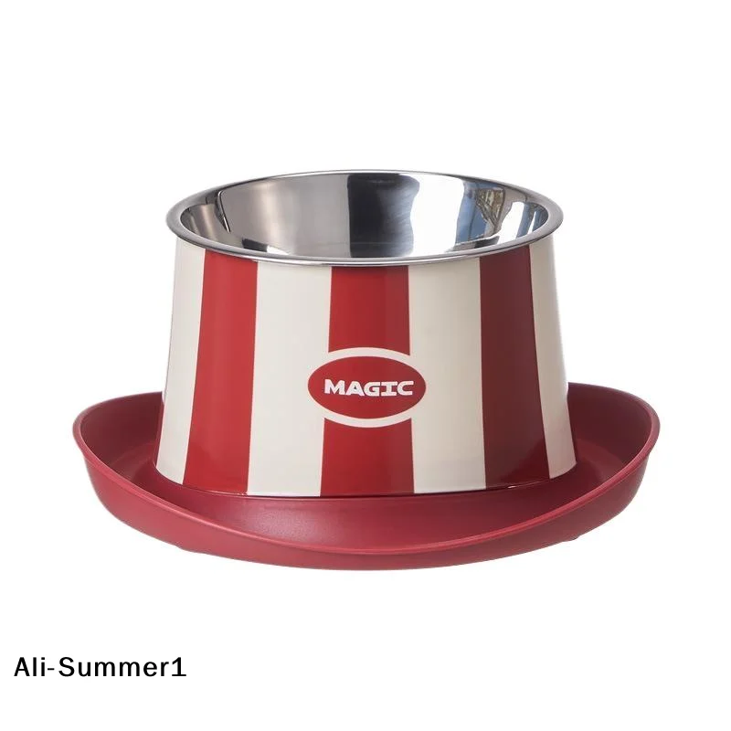 【E】Interessante Hutformen Edelstahl Ameisenabweisende Katzenfutterschale Erhöhter Nackenschutz Hunde- und Katzen-Futter- und Wasserschale Haustierfütterer