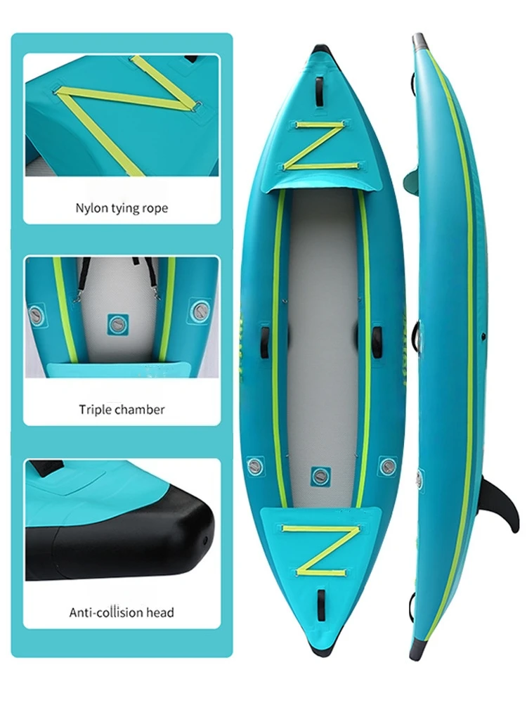 14FT Modular Pedal Kayak, 3-Piece Split Tandem Fishing Boat with Propeller 2025