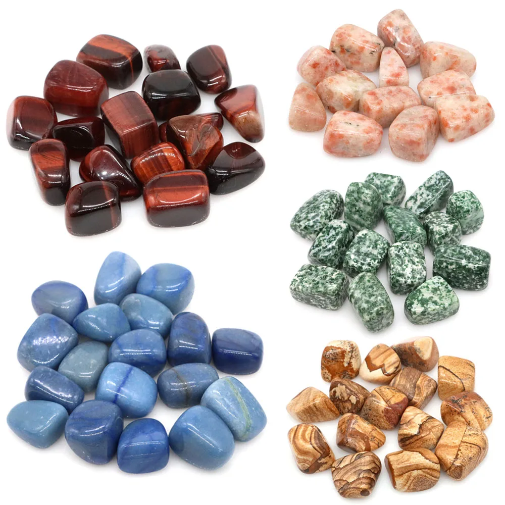 Natural Tumbled Stones Bulk Ore Gravel Specimen Healing Crystals Quartz Energy Gems Mineral Tank Aquarium Garden Home Decoration