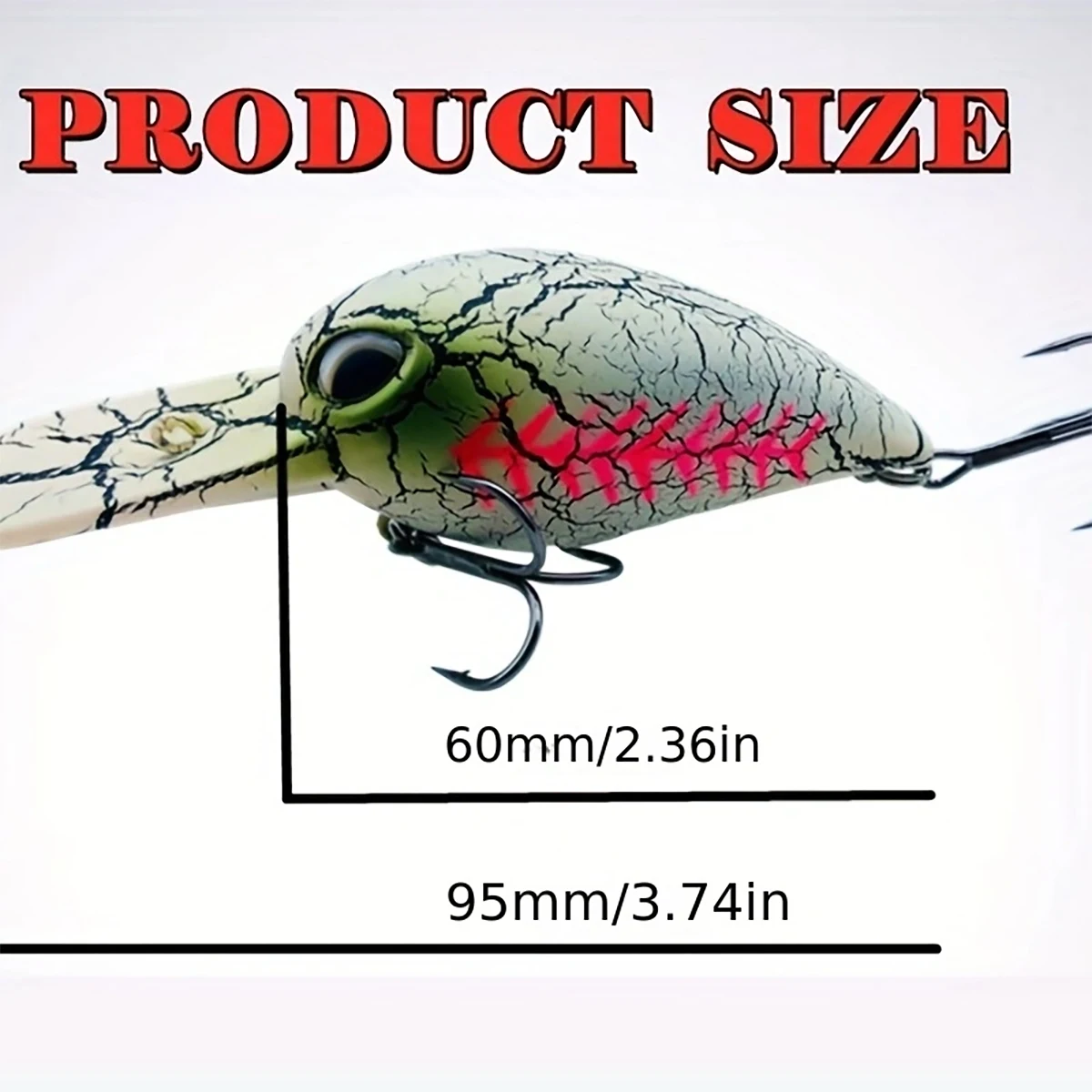 XINMU Floating Electroplated Rock Fat Man Lure 6cm/19g Artificial Hard Baits Dive 3 meters Sea bass black red sea boat fishing