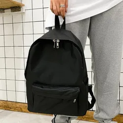 Waterproof Teenage Bookbag Nylon Rucksack Fashion Girl Backpack Women Shoulder Bag High School Schoolbag Black Mochila