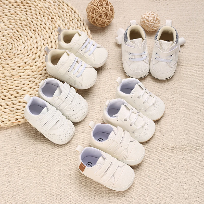 

Christening Baby Boy Shoes 0-18Months Babies Fashion White Baptismal Shoes Baptism Shoes for Girls