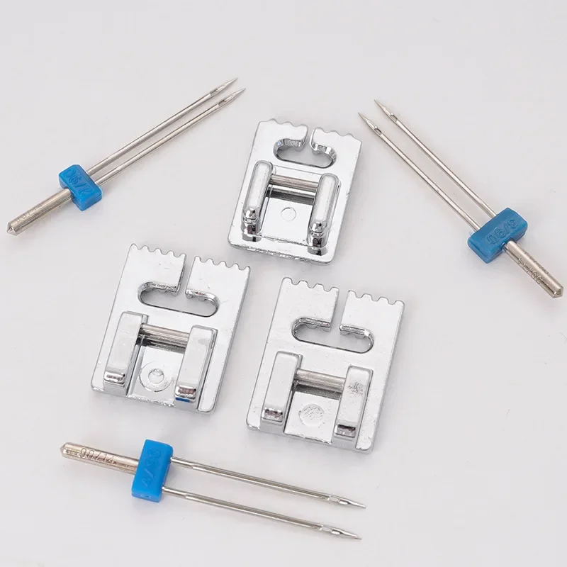 Household Multifunctional  Double Head Sewing Machine Needle 2mm3mm4mm Double Needle Tuck Double Needle Combination