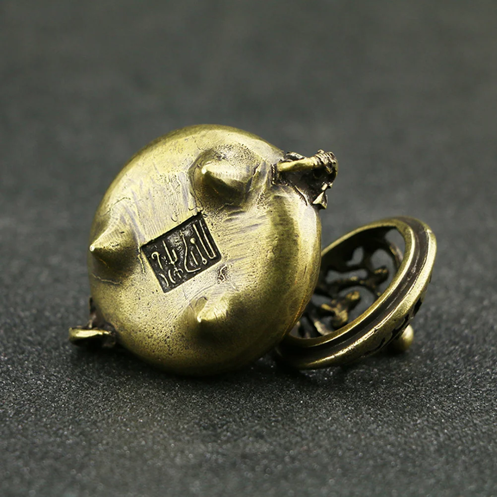 

1Pcs Aroma Brass Incense Furnace Desktop Burner Decorative Censer Ornament Practical for Home Office Sauna