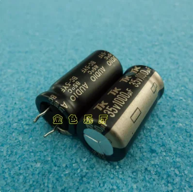 10pcs/lot Original japan TK UTSK series premium audio electrolytic capacitor with gold lettering free shipping