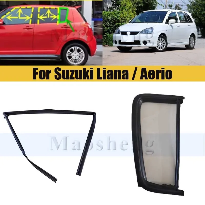 

Front/Rear Window Upper Rubber Strip For Suzuki Liana / Aerio Sealing Door Glass Lifter Guide Groove Mud Trough