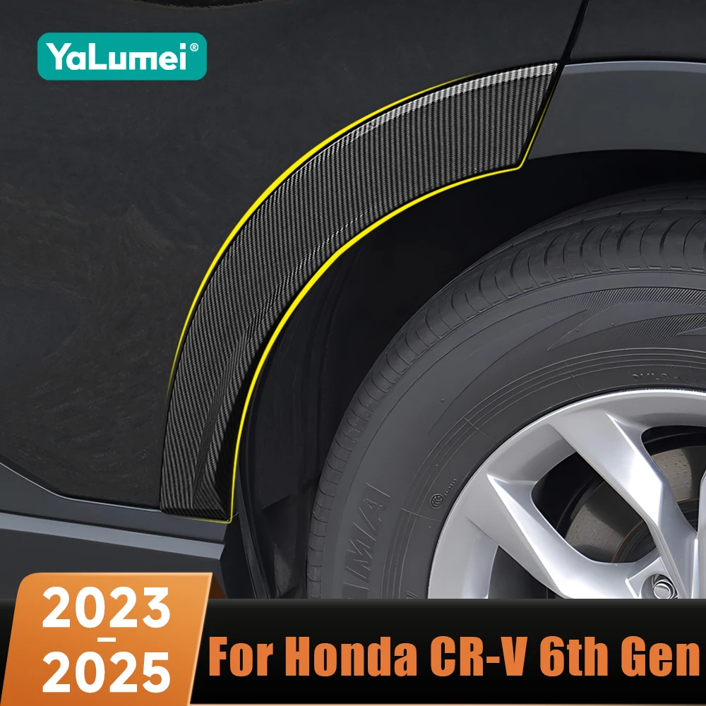 

Автомобильный бампер на заднее колесо, защитная полоса от царапин, накладки на панель крыльев для Honda CR-V CRV 6-го поколения 2023 2024 2025 Hybrid
