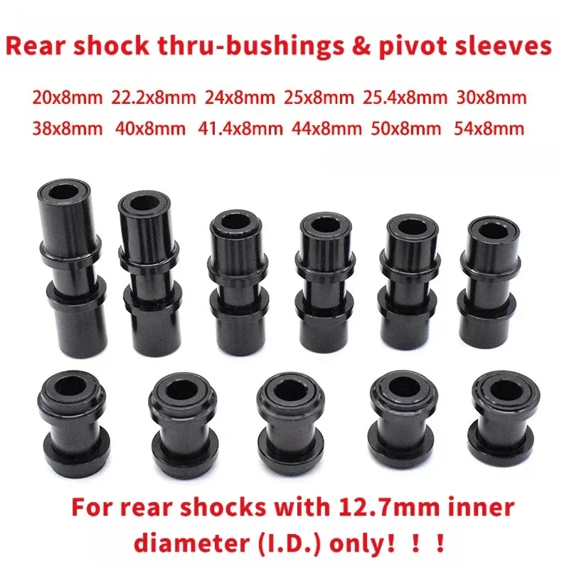 

Rear Shock Bushing / Shaft Sleeve - Aluminum Alloy Replacement for Mountain Bike Softail Frames