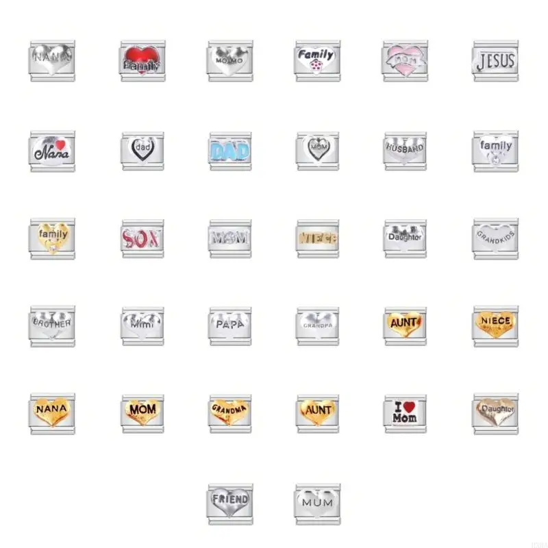 

HXBA Elegant Heart Letter Bracelet Components In Stainless Steel Jewelry Accessories Suitable For Various Fashion Styles