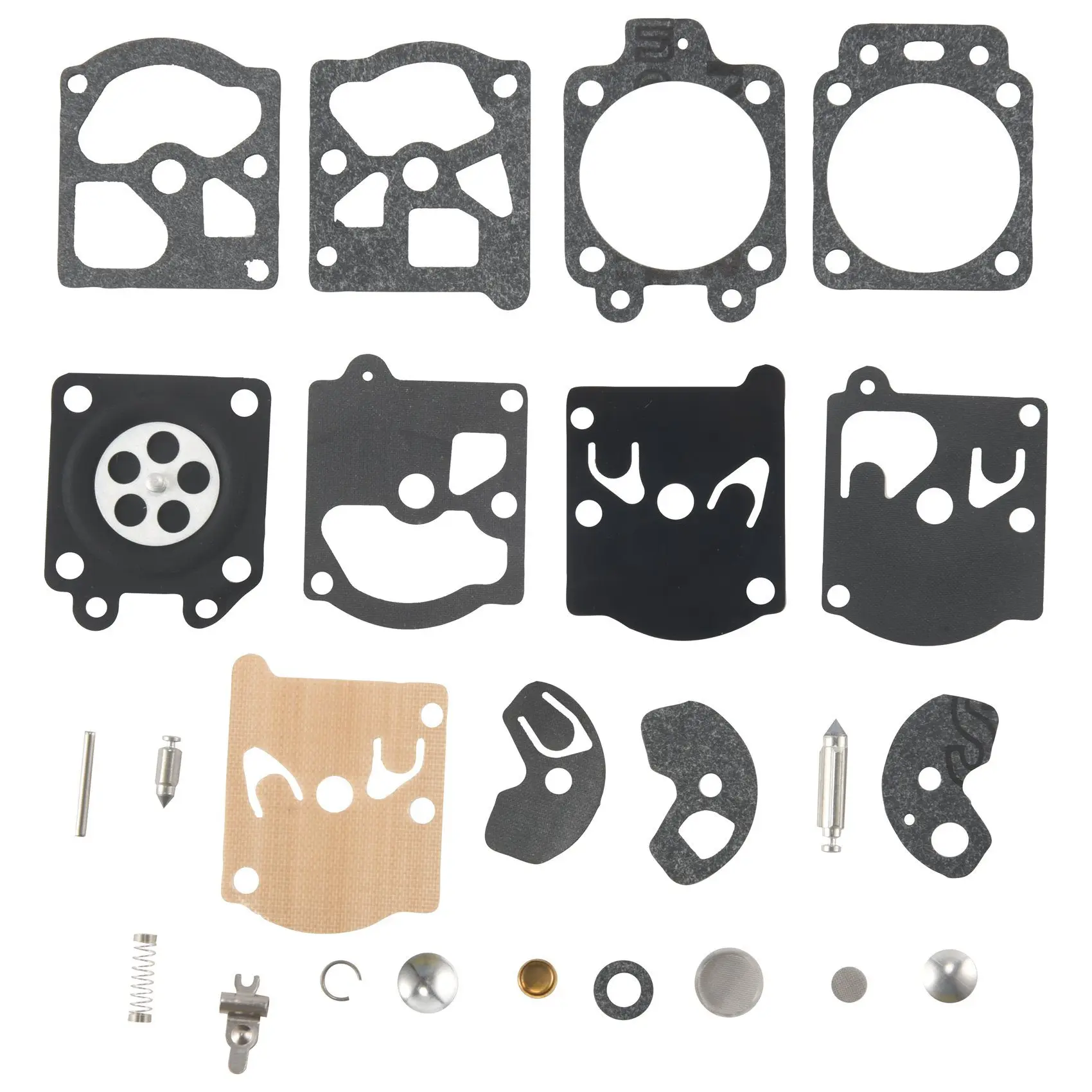

T80C Упаковка из 2 комплектов для ремонта карбюратора K10-WAT для бензопилы Walbro Carb Poulan Craftsman, триммера Weedeater, воздуходувки для листьев