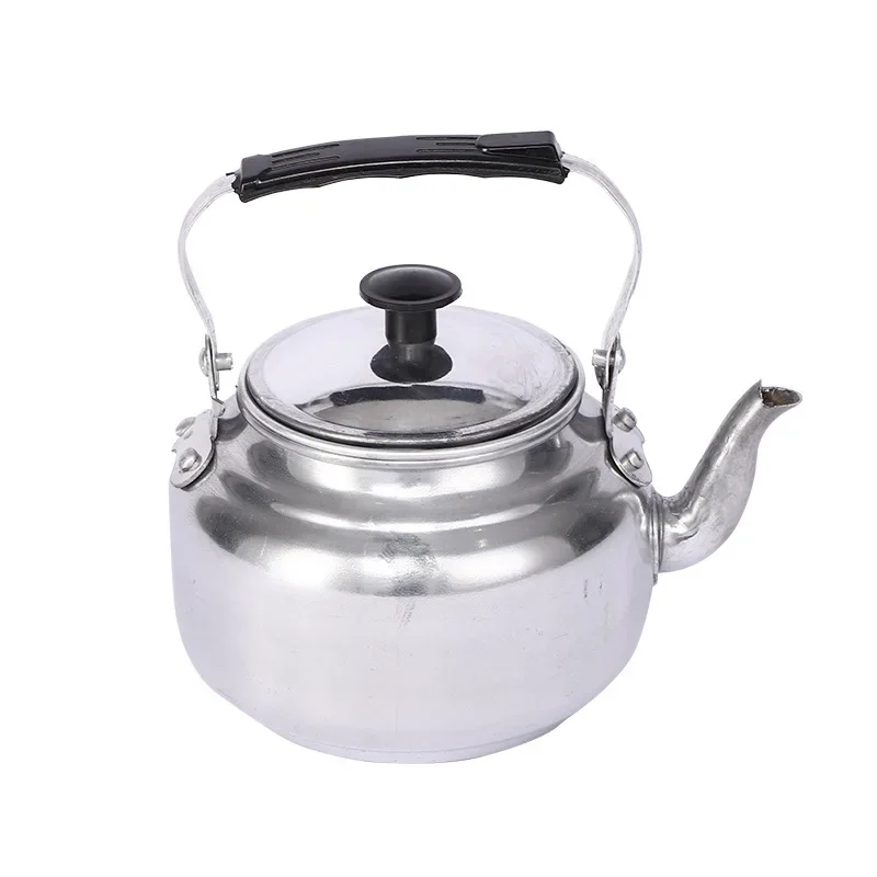 Tetera ultraligera de aleación de aluminio, hervidor de café portátil para acampar con filtro, para exteriores, senderismo, Picnic, mochila para acampar, utensilios de cocina