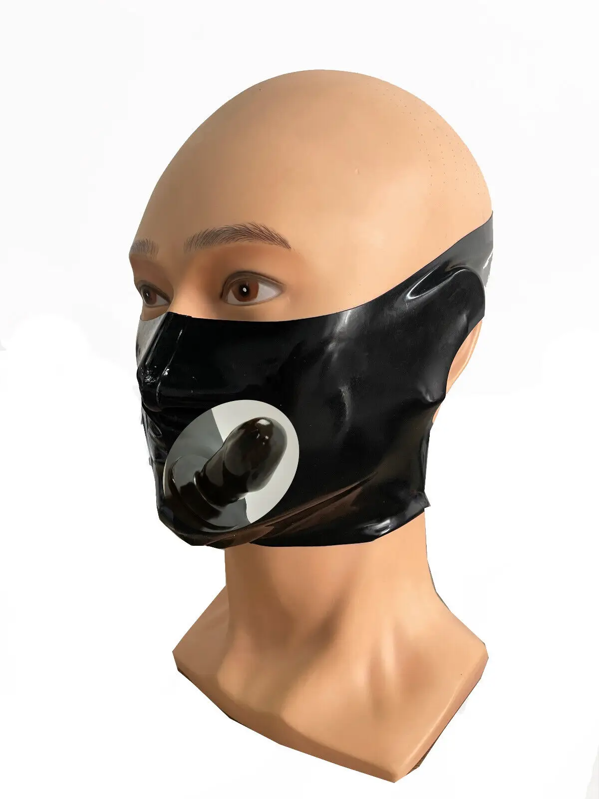 

Latex Gum Mask 0.4mm with Mouth Plug