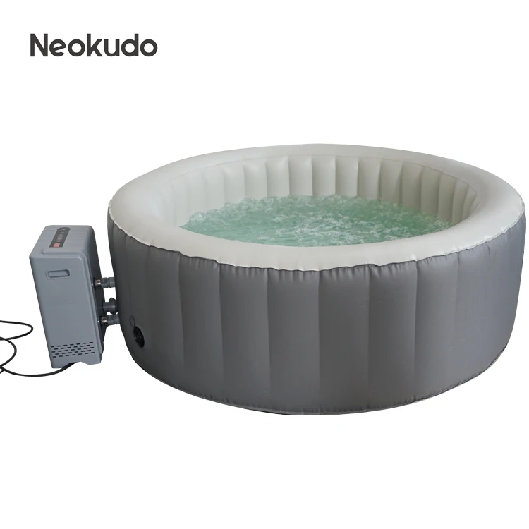 New Design Popular Inflatable Hot Tubs Portable Outdoor Spa Round Shape Garden Swim Spa For 2-4 Person Hot Tubs Spa