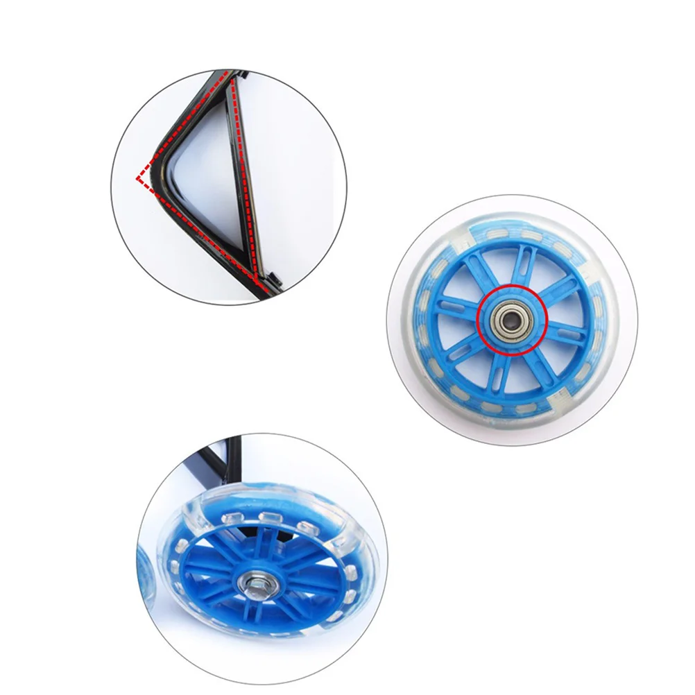

Blue Training Wheels Heavy Duty Stable Rear Auxiliary Bike Wheel Universal Stabilizers for Balance Confidence