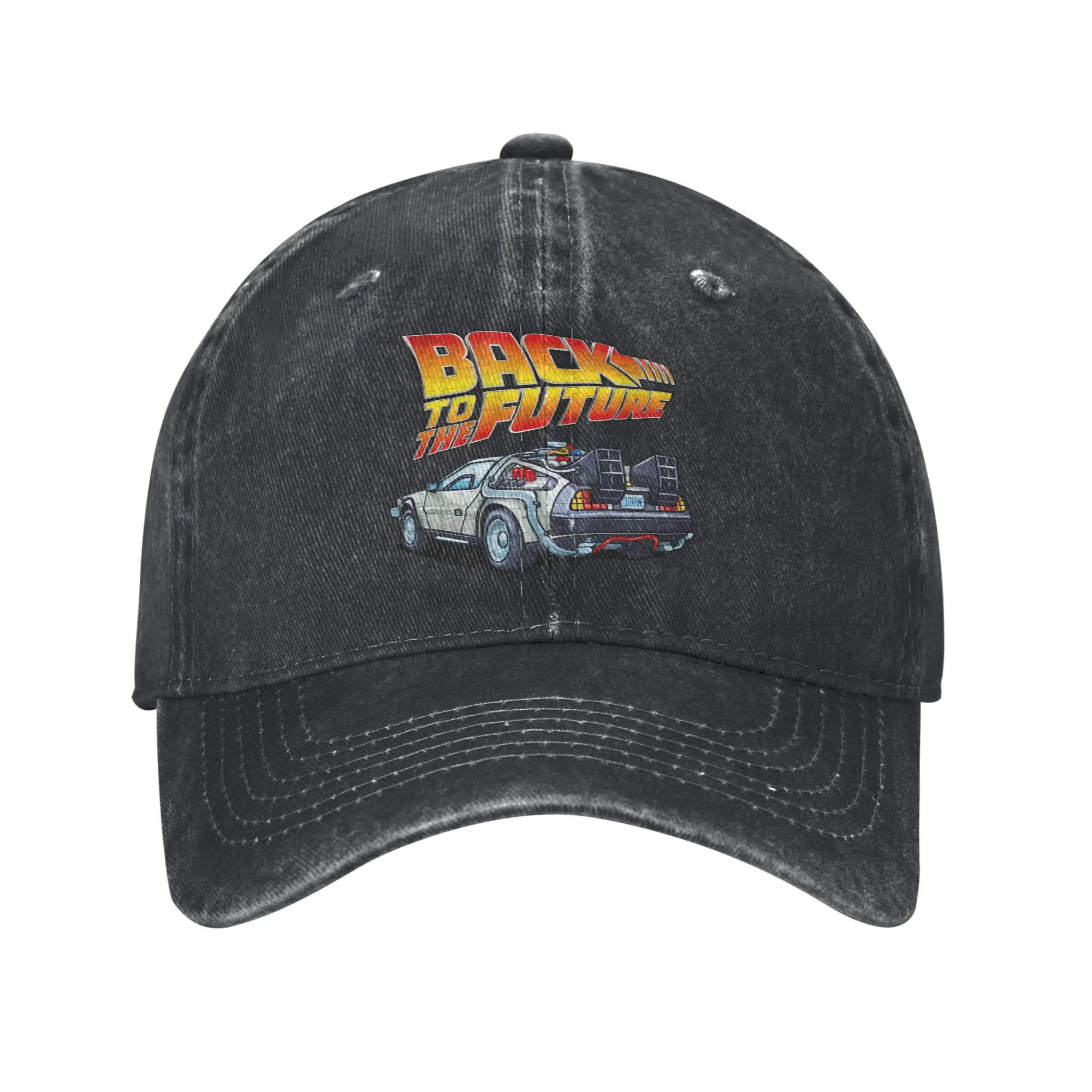 Custom Back To The Future Cowboy Hat Women Men Adjustable  Dad Hat Outdoor