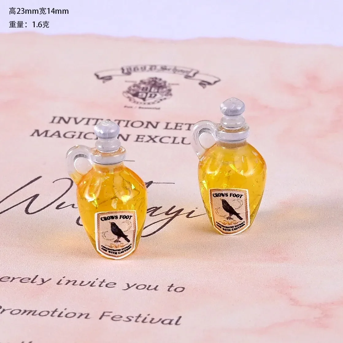 1:12 Dollhouse Miniature Magic Potion Bottles 10pcs Resin Retro Ornaments