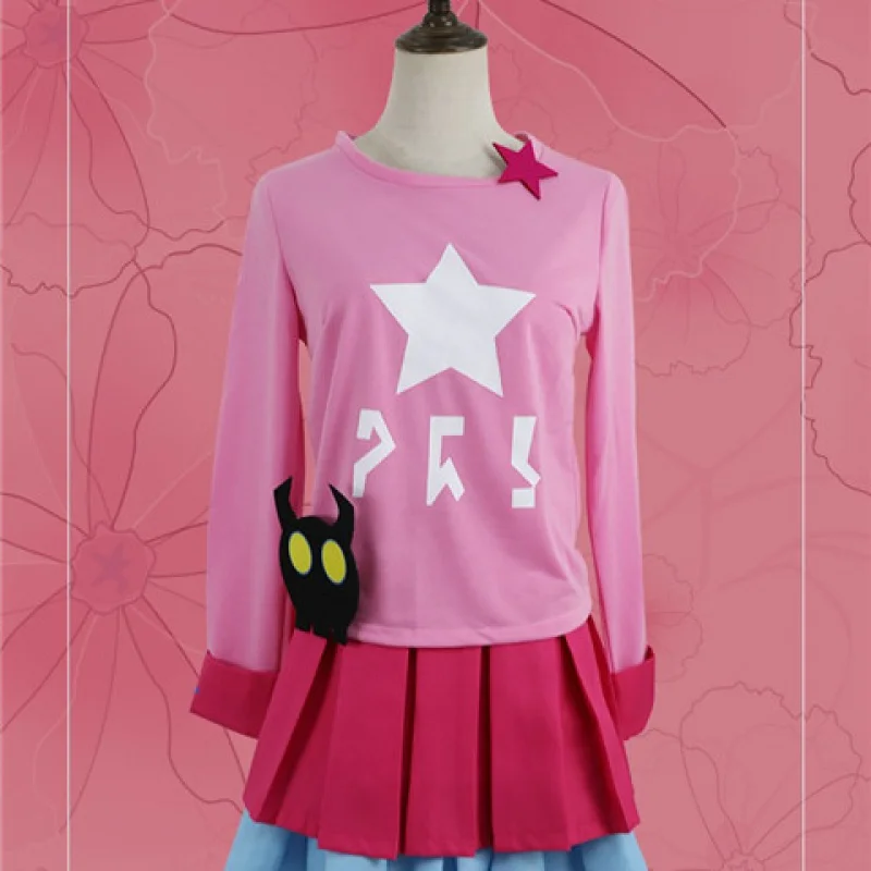 بيع التخليص الملابس SetCos الأطفال والكبار DresscosplayFukai Li شعر مستعار طالبة للمعرض الهزلي