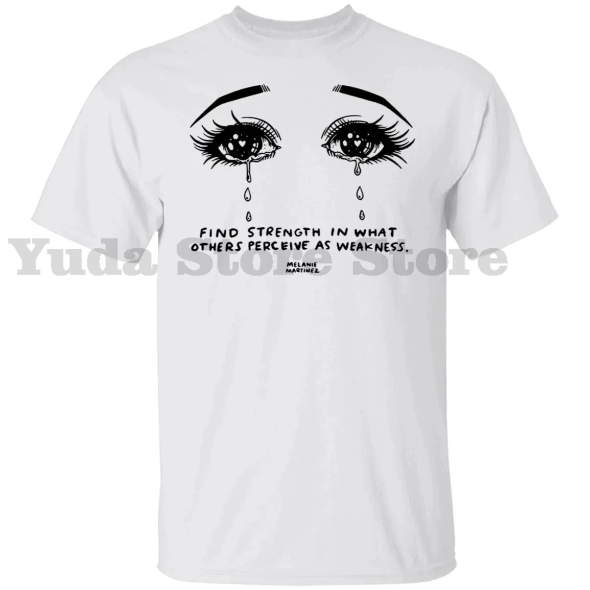 Melanie MarTinez Merch Melanie Martinez Crying Strength T-Shirt Brat Short Sleeve Crewneck Tshirt Men/women fans Top