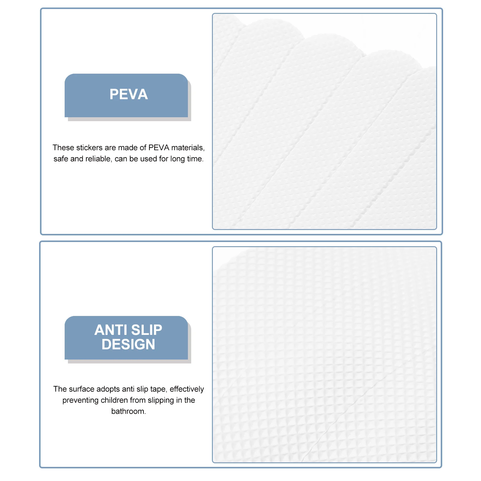 

Peva Non Slip Bathtub Safety Stickers Anti Slip Tape For Shower Room Treads Outdoor Stair Grips Anti Skid Floor Decals Bath Tub