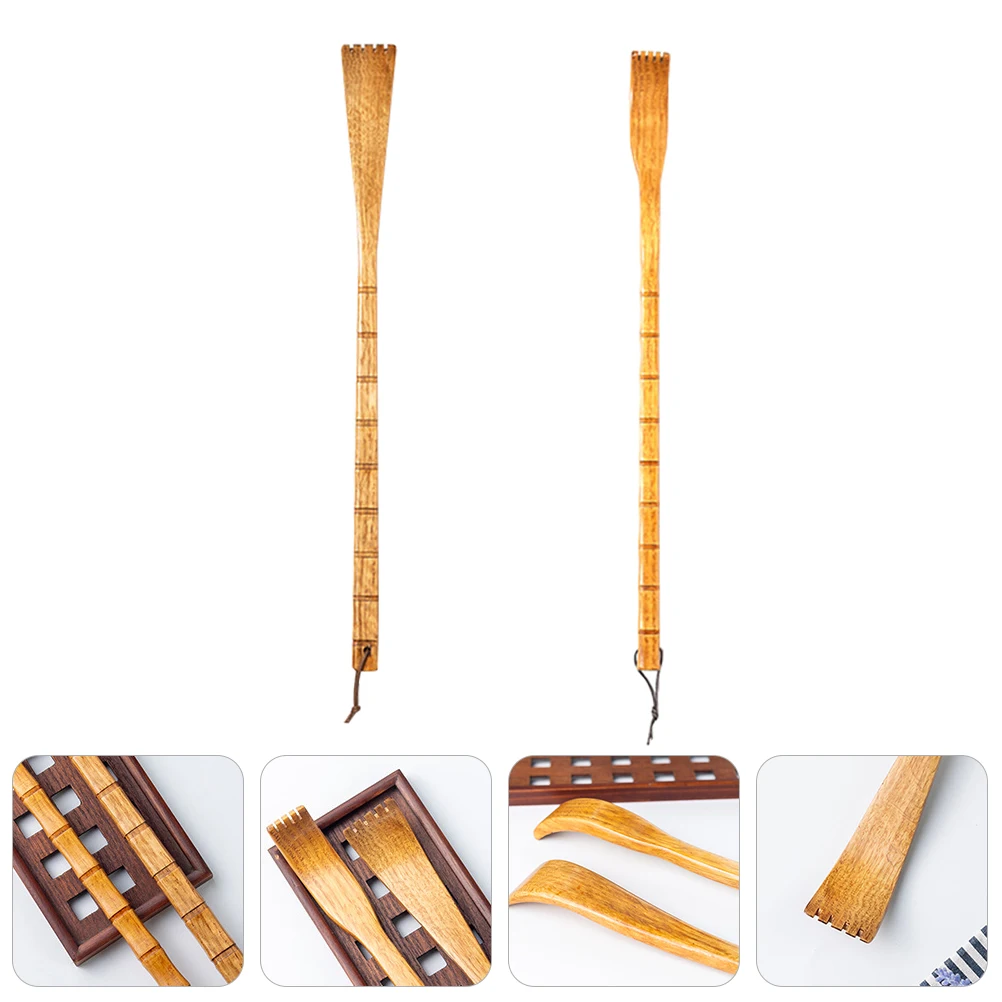 

1 комплект, бамбуковые царапины для спины, деревянный инструмент для царапин спины, практичный массажер с длинной ручкой, удобное облегчение зуда
