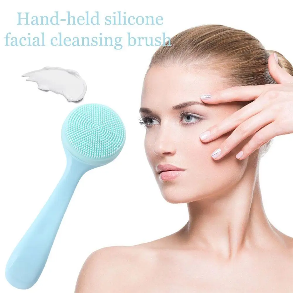 Gezichtsreinigingsborstel Huidverzorging Massage Voor Diepe Reiniging Porie Mee-eter Verwijderen Scrub Zachte Exfoliërende Reiniging Tool U7P4