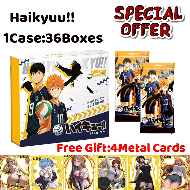 Sonderangebot GonKa HaiKyuu Universität Volleyball Abteilung Buch Karte Sammlung Karte Pack Booster Box Kinder Hobbys Geschenke