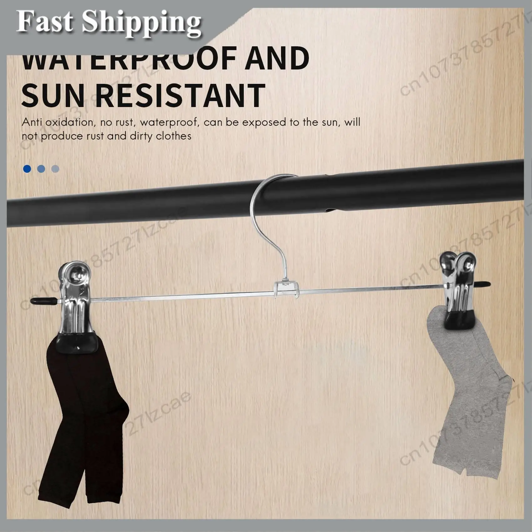 

-A99Z 24 PCS Skirt Hangers With Clips, Pants Hanger Metal Pant Hangers Space Saving For Pants Skirts Clothes