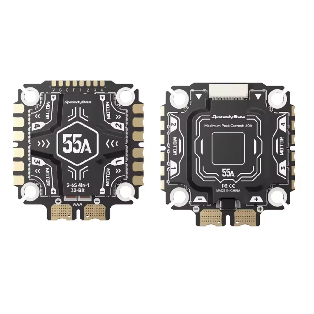 

In Stock SpeedyBee F405 V5 OX32 55A 30x30 Model Aircraft FC&ESC Stack for FPV Drone