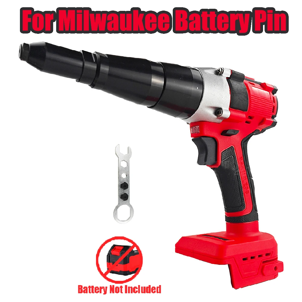 ل ديوالت 20 فولت بطارية فرش برشام كهربائي بندقية 2.4 مللي متر-4.8 مللي متر التلقائي المبرشم برشام أداة اليد مع مصباح ليد لميلووكي