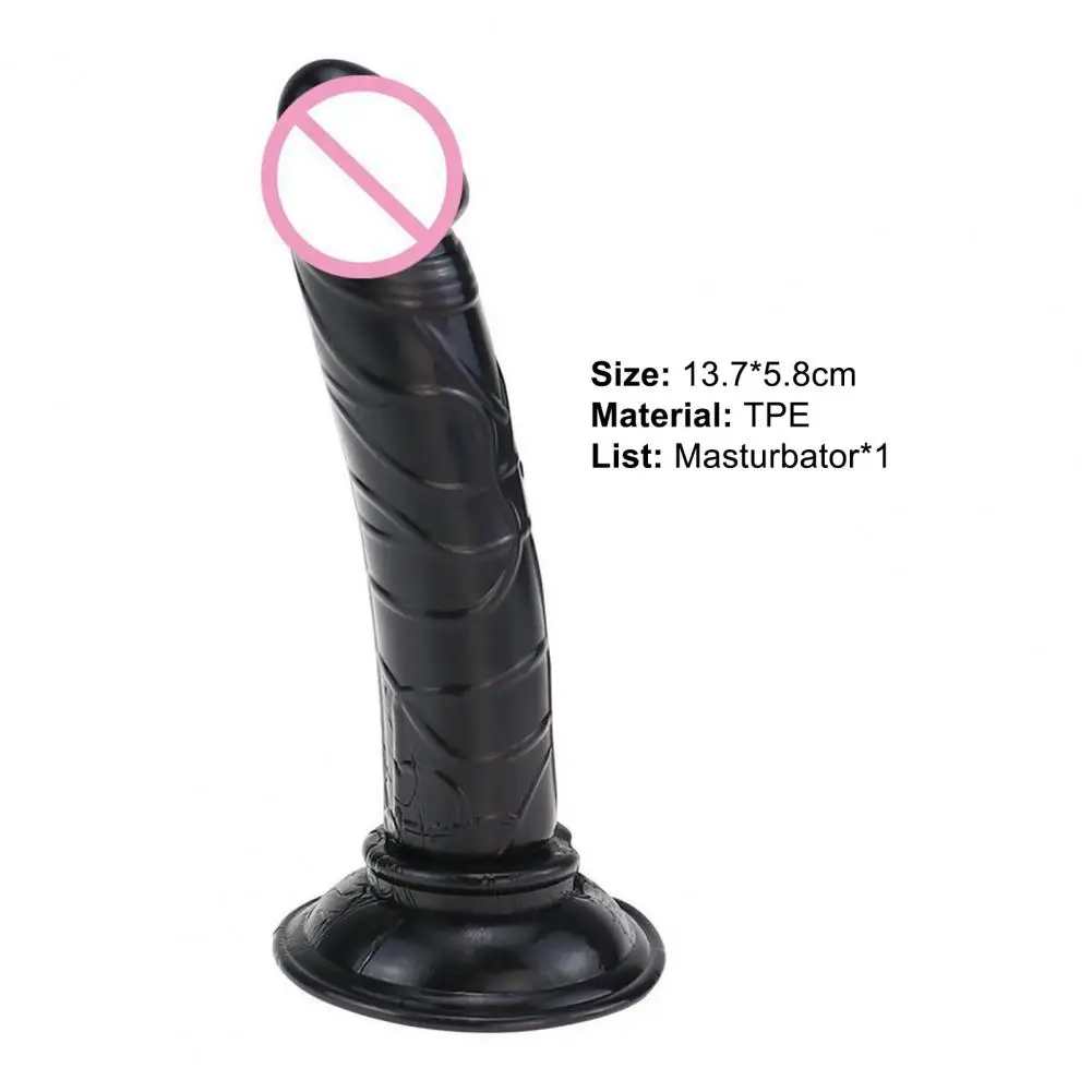 Dildo Anal Masturbator Bendable G-spot Masturbation Smooth Simulation Penis TPE Penis Thrusting Pleasure Wand for Lesbian