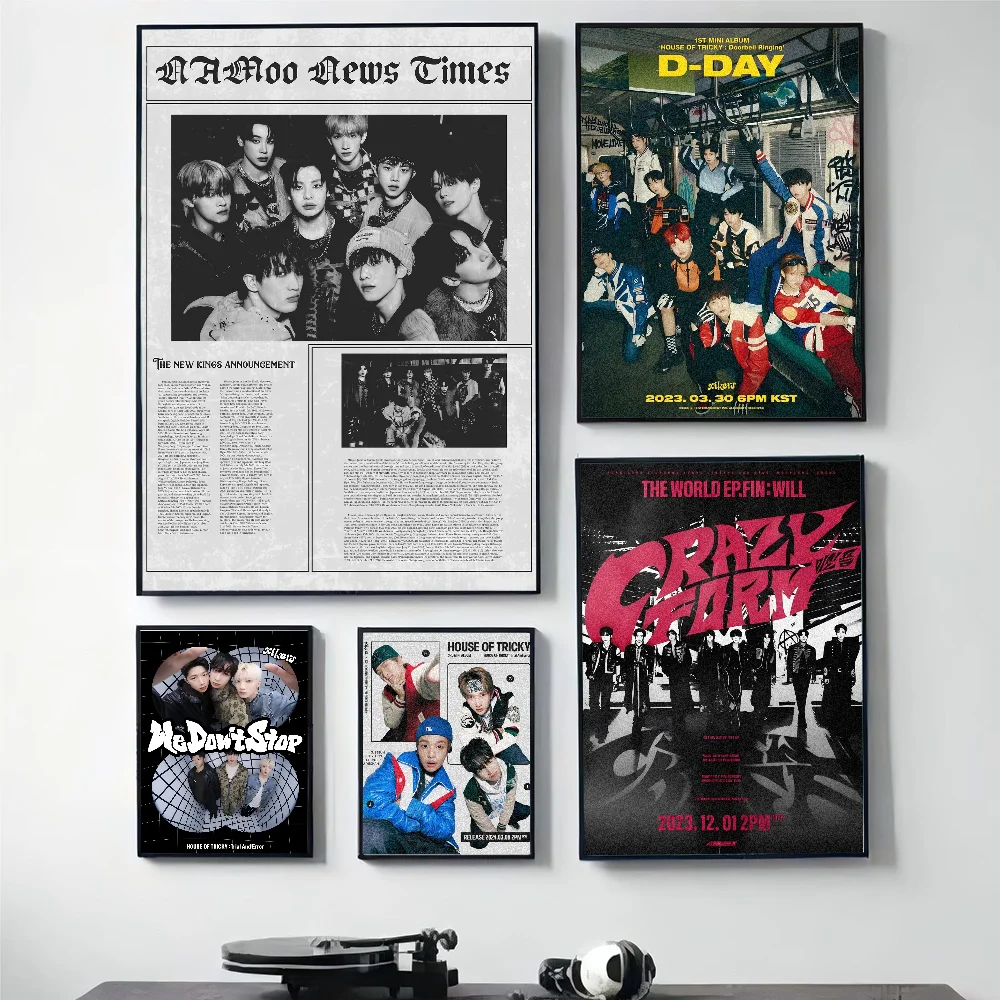 1 قطعة بوي باند كور X-xikers ملصق HD الملصقات غرفة المنزل مقهى فن الديكور طلاء جدران صورة #1