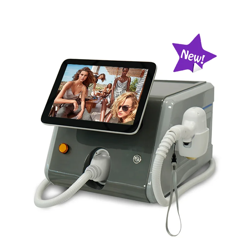 Portable Ice Diode Lasr Hair Removal 755mm 808mm 1064mm Permanent Diode Lasr Hair Removal Machine