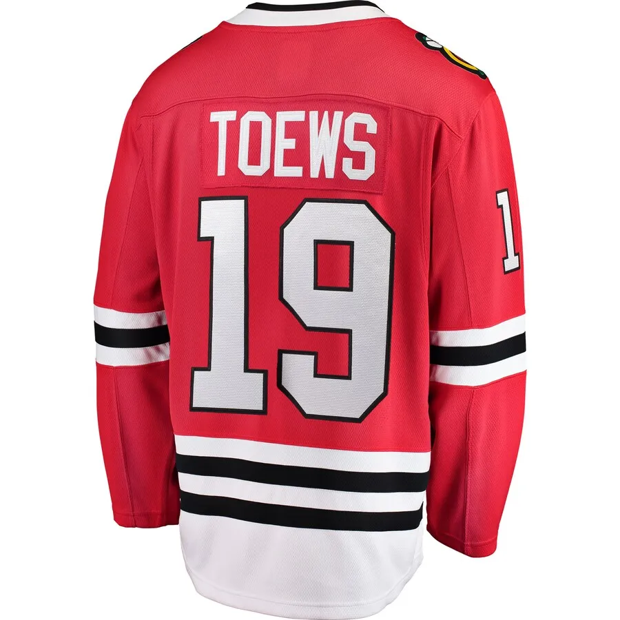 2025 Wholesale Stitched Chicago Hockey Jersey Men Toews Jones Ice Hockey Uniform