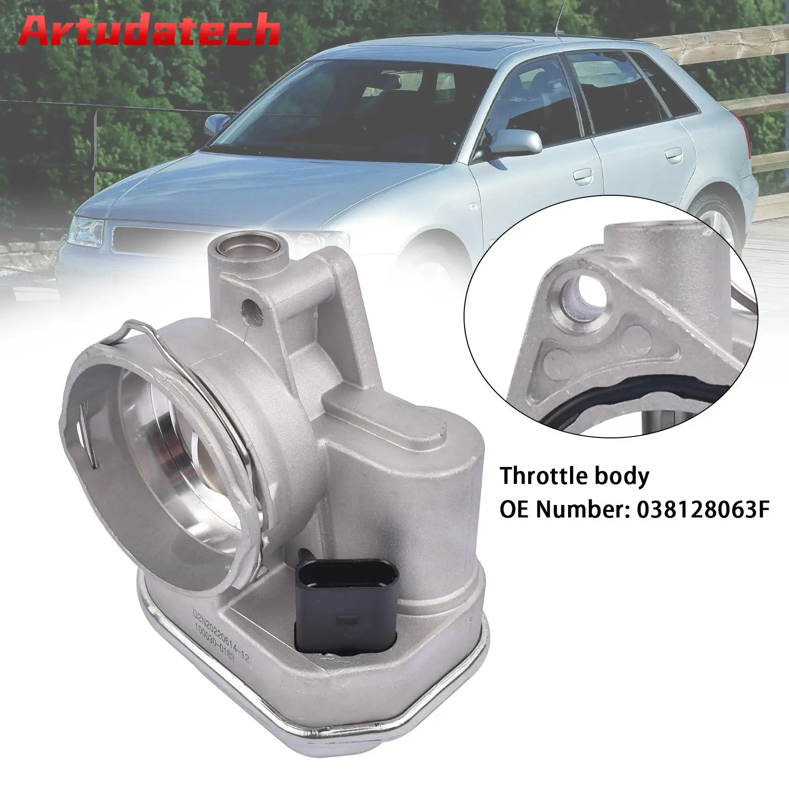 

Artudatech Throttle Body 038128063F For VW Touran 1T1 1T2 Golf Passat Audi A3 1.9 2.0 TDI Car Accessories