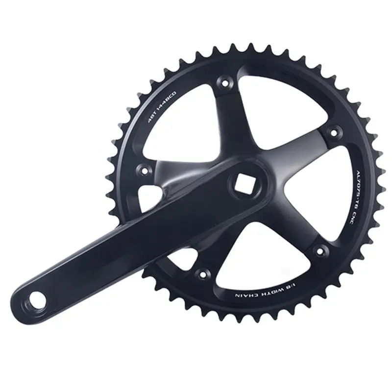 

【SPECIAL】Aluminum Alloy Crankset 144BCD BMX Chainwheel 48T Single-Speed 165Mm Crank For Bikes